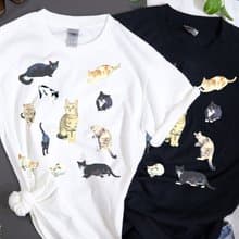 貓之日 貓咪派對 讓快樂隨身而行 T-shirt 禮物 連帽T  T恤
