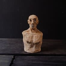 詭異的人體雕塑(高11.3 藝術品 擺飾品 恐怖小雕像)