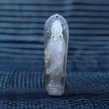 【屬狗屬豬本命佛】冰種翡翠精雕阿彌陀佛 | 天然緬甸玉翡翠A貨