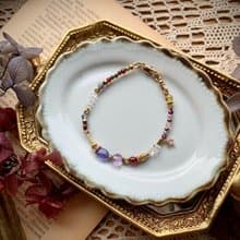 -史卡拉歌劇院-天然水晶手鍊/黃銅手鍊