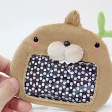 Bucute正面識別證套/全球限量/生日禮物/手工製作/馬林鼠/大象/證件套 識別證套 卡片套 悠遊卡 西瓜卡