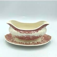 唯寶和博赫醬碗|固定底菜醬碗 稀有復古版| 紅色布爾根蘭系列