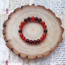 【夏日慶典】高品質石榴石 紅瑪瑙 黃銅 手鍊