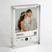 定製化音樂或錄音播放亞克力相框 結婚週年紀念生日婚禮禮物