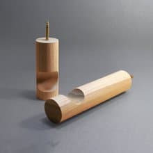 Wall oak hook Diameter 1,5inch  Lamp, Handbag, Plant hook Hanger. Macrame holder