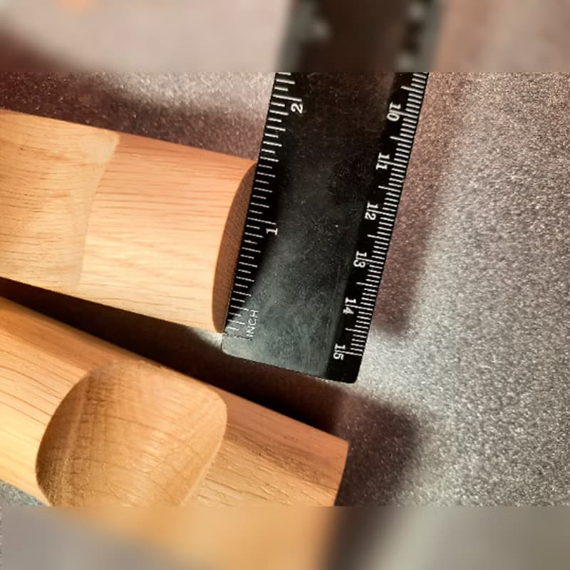 Wall oak hook Diameter 1,5inch  Lamp, Handbag, Plant hook Hanger. Macrame holder