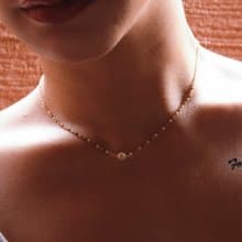 SYUAN JEWELRY | Nour努爾— 摩洛哥鍍18K鋯石光芒項鍊