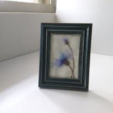 矢車菊羊毛氈花草系療癒畫框傢飾