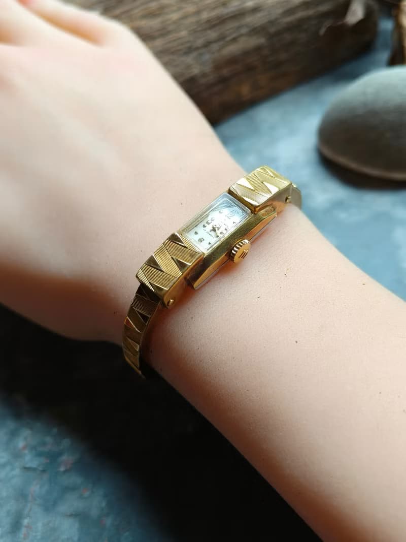 稀有Bucherer 寶齊萊 手環古董錶 機械手上鍊錶