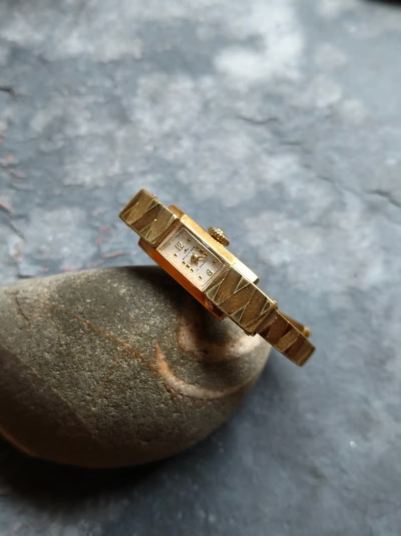 稀有Bucherer 寶齊萊 手環古董錶 機械手上鍊錶