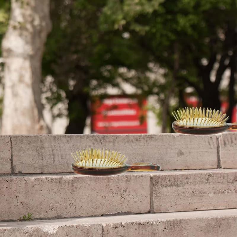 防疫抗菌防臭極厚鍍黃金梳 24K金按摩頭皮髮梳 頭皮養護 送禮