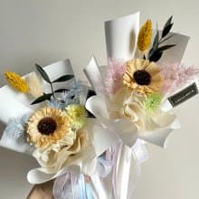 繽紛 畢業花束 向日葵 乾燥花 花束 老師禮物 生日花束 畢業禮物