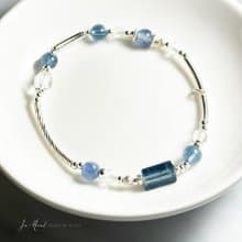 多層次風格-湛藍公路-純銀系手鍊