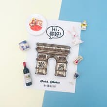 刺繡貼紙-凱旋門