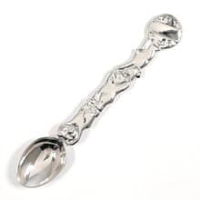 【日本直送 中古美品】ティファニー TIFFANY&Co. カトラリー ベビースプーン 食器 テディベア シルバー925 新品仕上げ済み 赤ちゃん