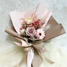 *煙燻幻夢* 永生花束 七夕花束 韓式花束 情人節花束 畢業花束