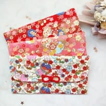 免費繡名字。平安鈴鐺-3色可選。布紅包袋 / 口罩收納袋