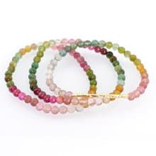 寶麗金珠寶-天然彩色碧璽３圈手鍊