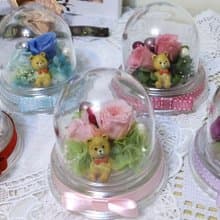  l 熊熊愛上你迷你蛋型花禮 l *情人節*Valentine's Day*裝飾*不凋花.恆星花.永生花*交換禮物