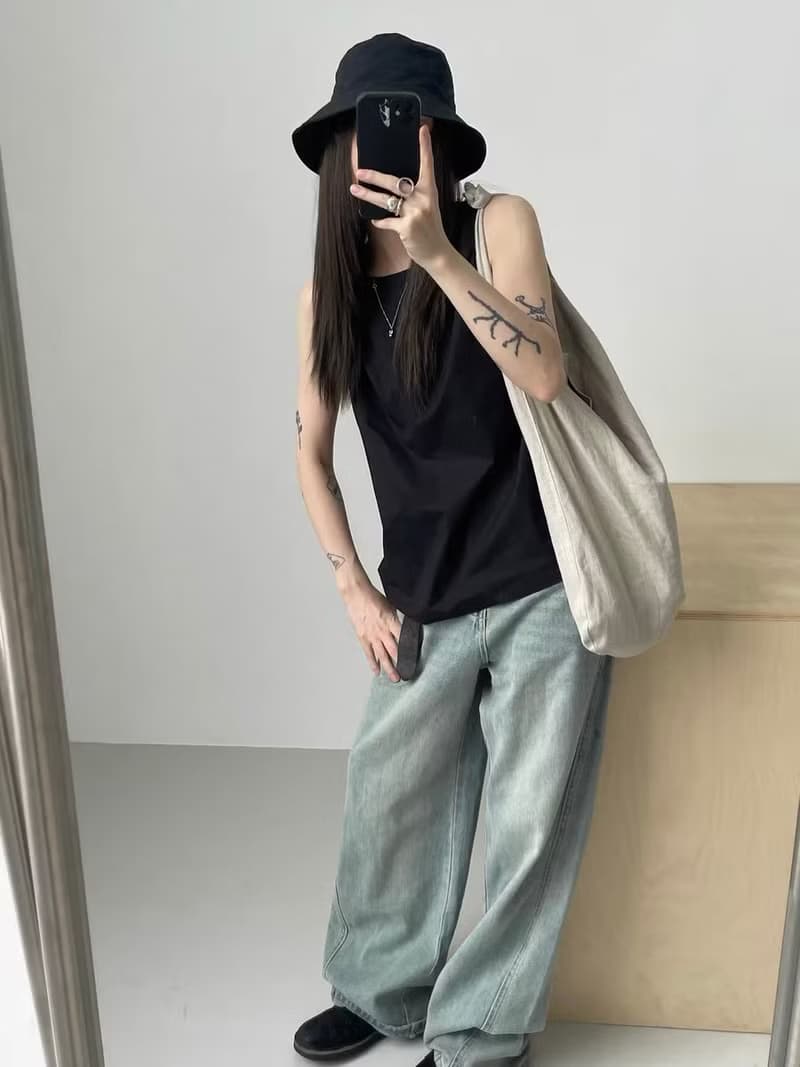 3rd paradise 三天堂意產進口麻料購物袋大/小 signature bag
