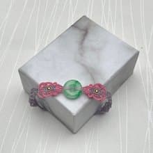 221202 Macrame 南美蠟線 玉 手鍊