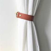 皮革窗簾綁帶//簡約主義//家居裝飾//窗簾//窗簾綁帶