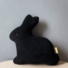兔子靠枕 黑色