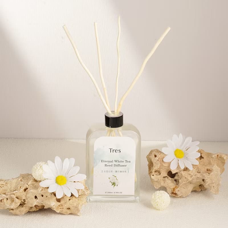 【淨化磁場】永恆白茶藤竹擴香瓶 l 無火香薰 l 茶香調