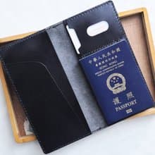 3票夾咭位護照套 好好縫 皮革材料包 PASSPORT 證件套 意大利 