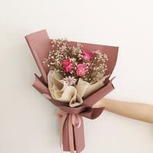 【永生玫瑰花花束】• 情人節/永生玫瑰花/永生玫瑰花花束/玫瑰花