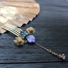 【墨徽閣】 花蝶髮夾/髮梳