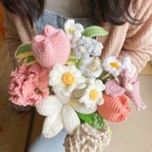 【好日手作】 春日爛漫細緻手工編織花禮求婚花束捧花