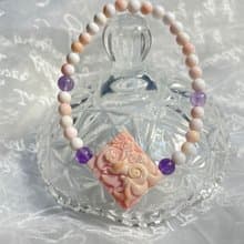 三生三世枕上書  初夢  女王貝紫水晶薰衣草紫水晶