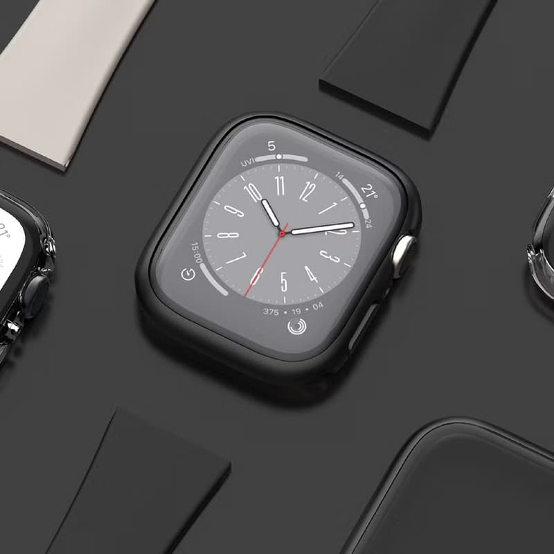Apple Watch 全透明曲面鋼化玻璃保護殼