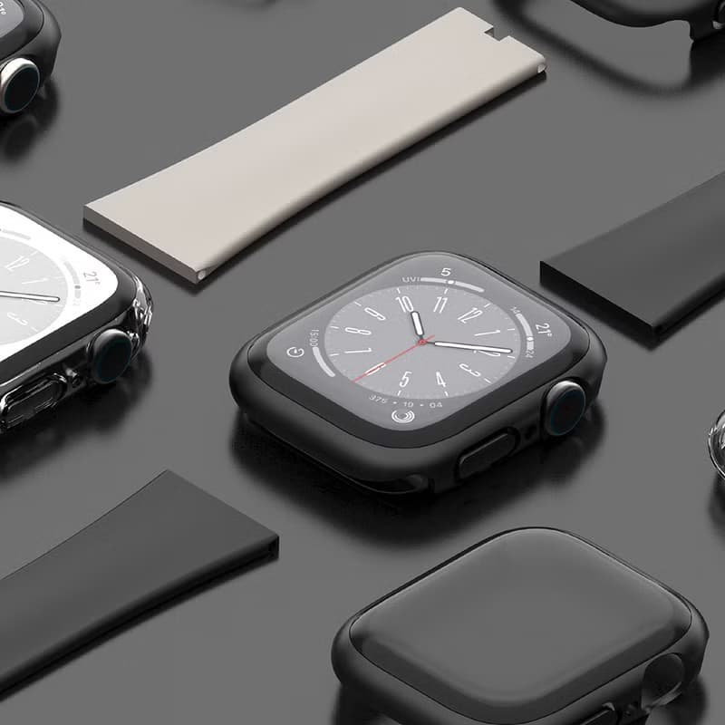 Apple Watch 全透明曲面鋼化玻璃保護殼