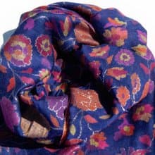 喀什米爾Cashmere/羊絨圍巾/純羊毛圍巾披巾/戒指絨披肩-玫瑰花朵