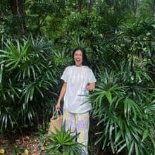 Mulmul feather ruffled neck blouse