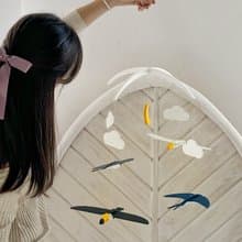 Call of nature * Expecting mom and baby shower gift 3D wooden birds baby mobile