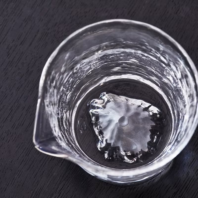 日本田島硝子 日本製富士山冷酒杯3入組(片口杯1入+冷酒杯2入)