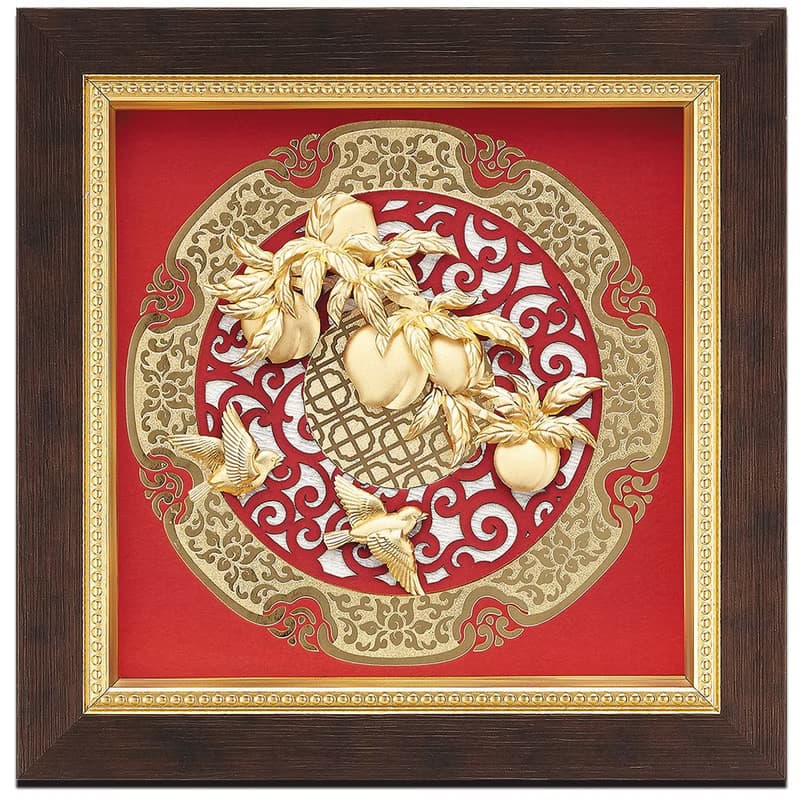 桃李滿門│教育界禮物、謝師禮品 特別推薦│金箔畫│畢業禮物
