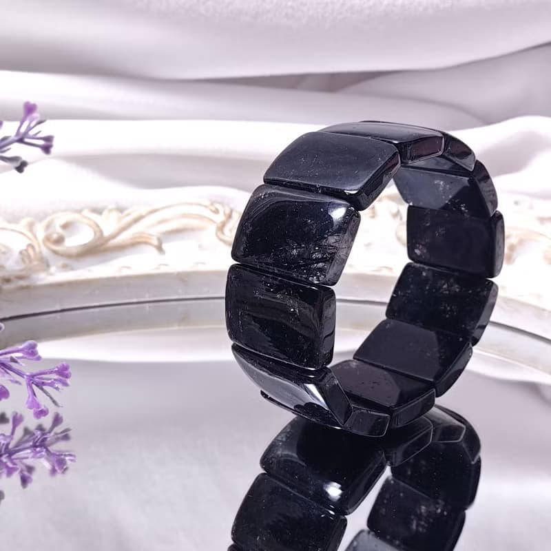 頂級黑髮晶 淨體滿絲 排負能量 成功 招財 寬手排 單品 禮物 收藏