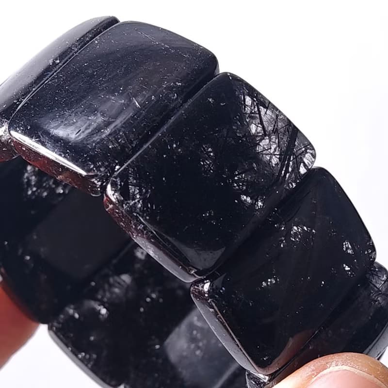 頂級黑髮晶 淨體滿絲 排負能量 成功 招財 寬手排 單品 禮物 收藏