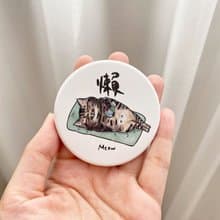 懶貓貓 隨身化妝圓鏡