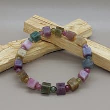 Tourmaline 碧璽方粒配元珠 - 招財 長壽 健康 人緣