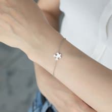 【快速出貨】Puzzle 拼圖手鍊 回憶系列 925 純銀手鍊