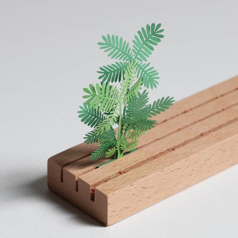 【立體植物貼紙】含羞草 (605035) FingerART紙雕紙藝術