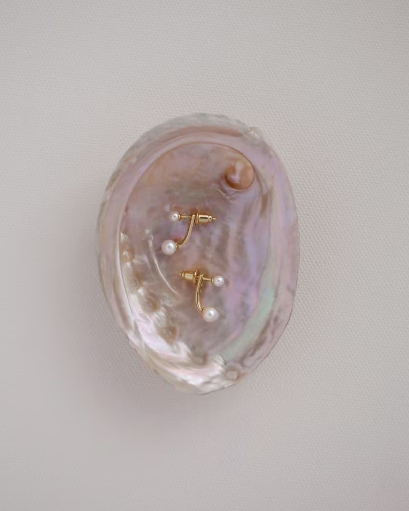 【新品】Lumy │ 映月 珍珠耳環 純銀 輕珠寶