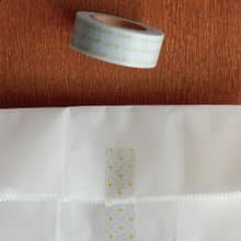 Yellow Argyle Flower Masking Tape