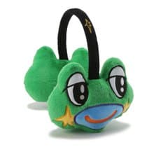 A gift from froggy青蛙造型趣味毛絨保暖耳罩護耳