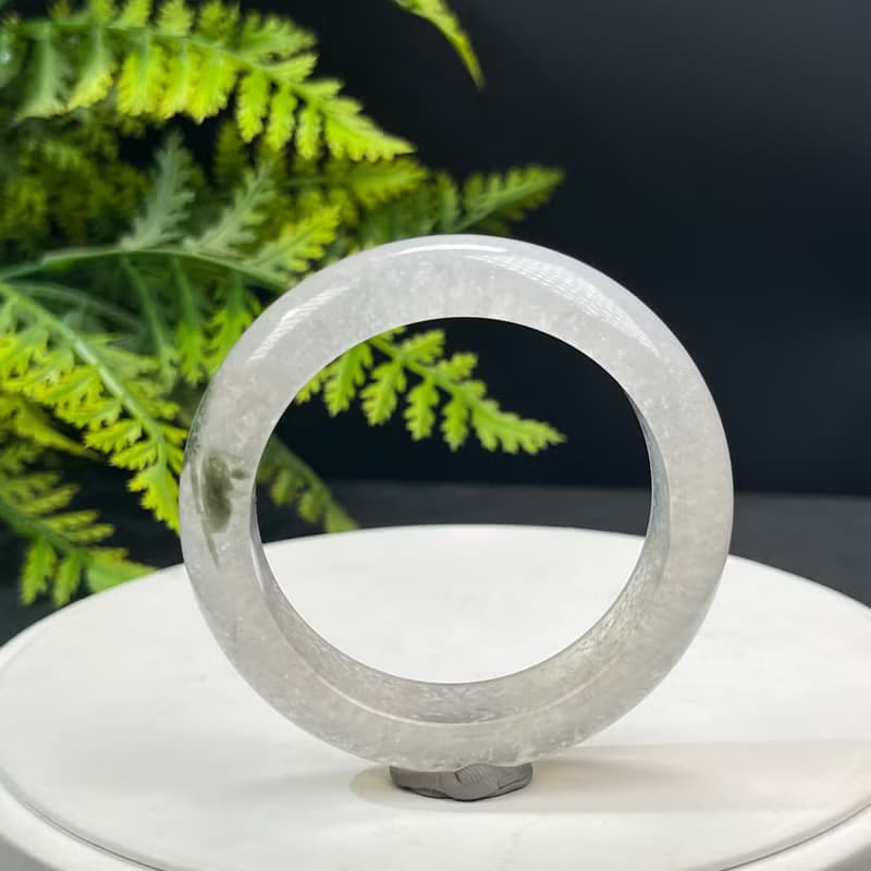 精品 藍月光石手鐲 51MM 冰透藍光共生碧璽 鎮靜安神靈性和諧平衡